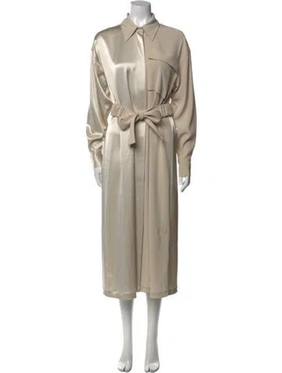 Pre-owned Co Long Dress In Neutral