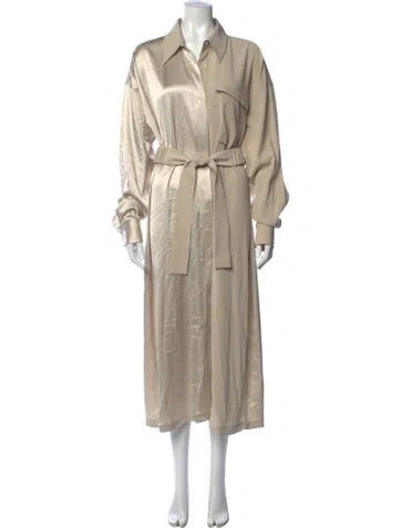Pre-owned Co Long Dress In Neutrals