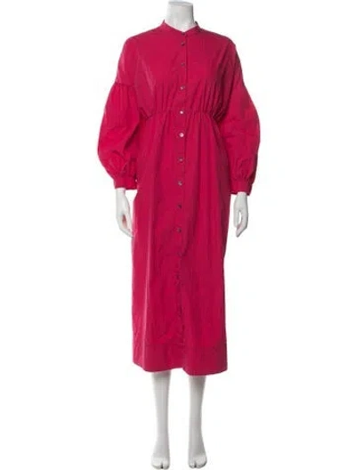 Pre-owned Co Long Dress In Red
