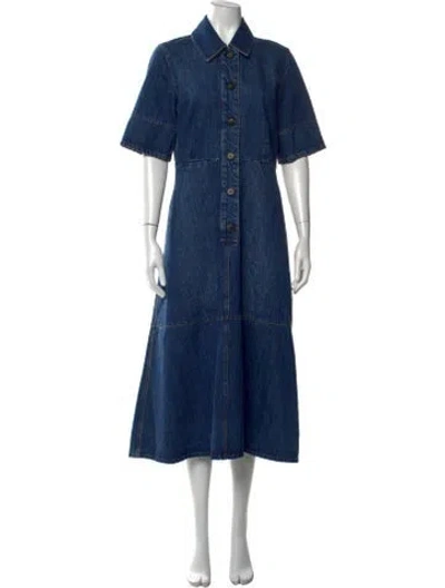 Pre-owned Co Long Dress W/ Tags In Blue
