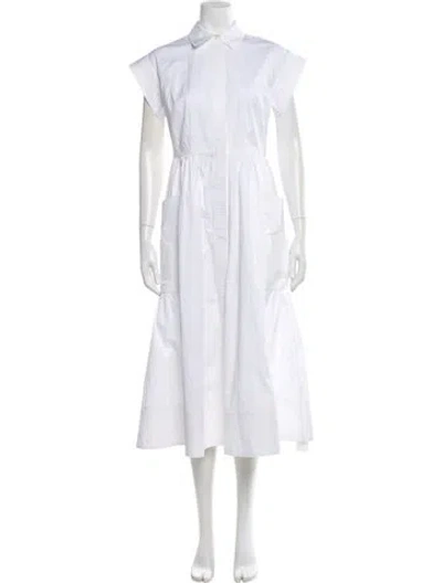 Pre-owned Co Long Dress In White