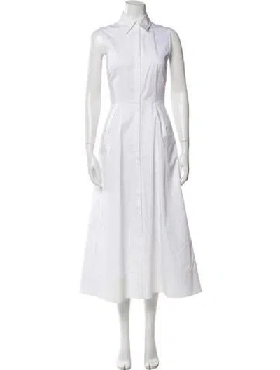 Pre-owned Co Long Dress In White