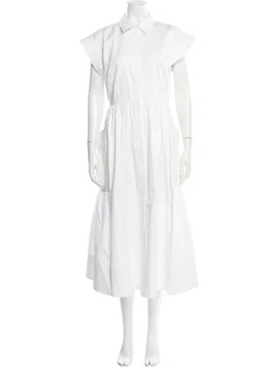 Pre-owned Co Long Dress In White