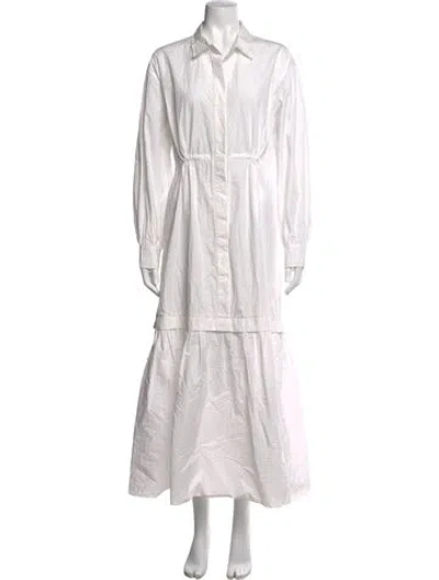 Pre-owned Co Long Dress In White