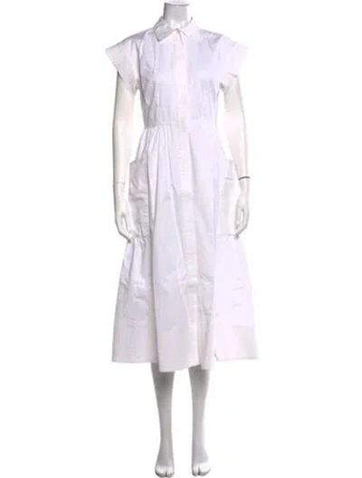 Pre-owned Co Long Dress In White
