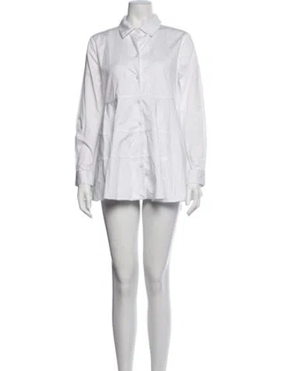 Pre-owned Co Long Dress In White