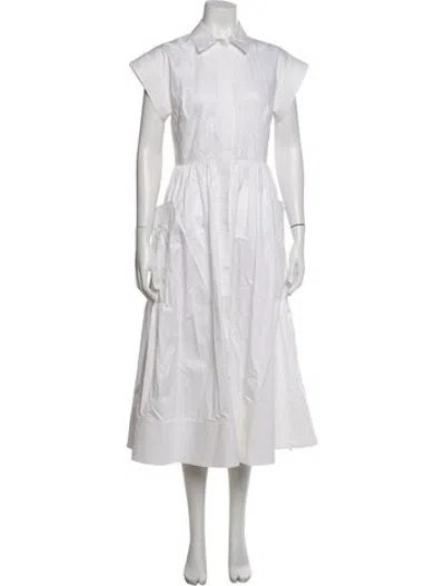 Pre-owned Co Long Dress In White