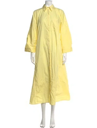Pre-owned Co Long Dress In Yellow