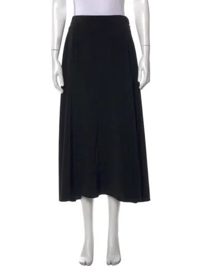 Pre-owned Co Long Skirt In Black