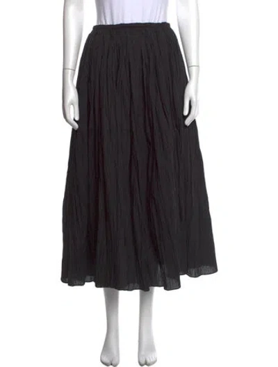 Pre-owned Co Long Skirt In Black