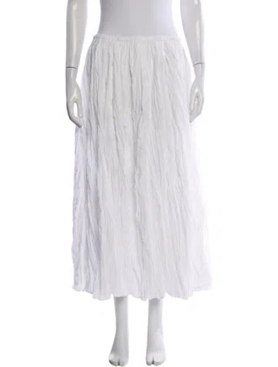 Pre-owned Co Long Skirt W/ Tags In White