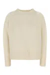 Co Long Sleeve Crewneck In Ivorymelange