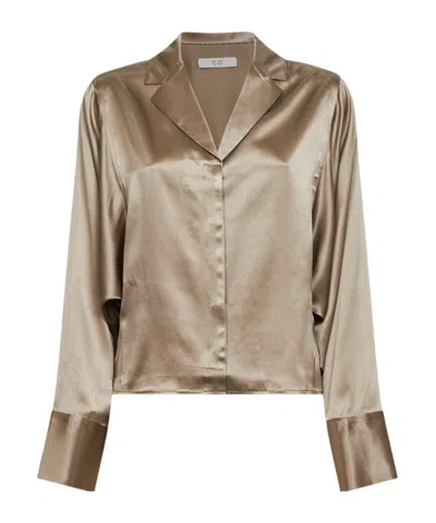 Co Long Sleeve Shirt In Brown