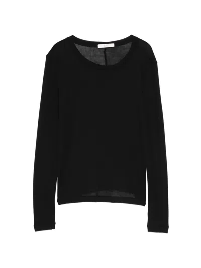 Co Long-sleeve T-shirt In Black