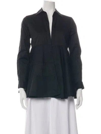 Pre-owned Co Long Sleeve Top In Black