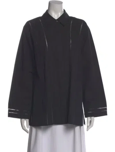 Pre-owned Co Long Sleeve Top In Gray