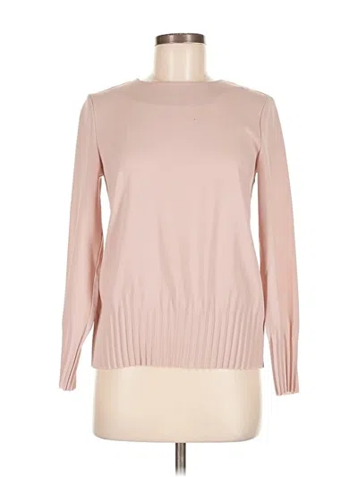 Pre-owned Co Long Sleeve Top Pink Turtleneck Tops