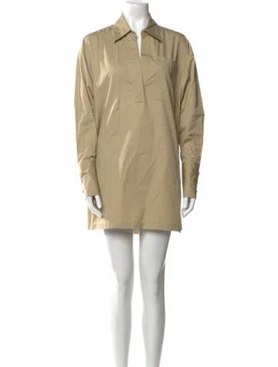 Pre-owned Co Long Sleeve Tunic In Neutral