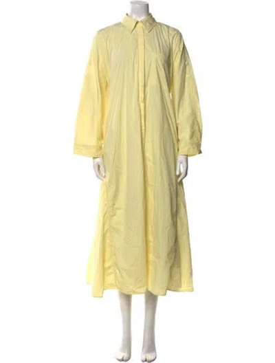 Pre-owned Co Long Sleeve Tunic In Yellow