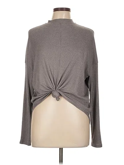 Pre-owned Co Long Sleeve Turtleneck In Gray