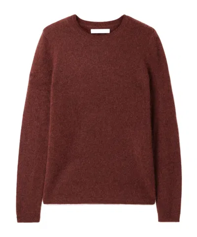 Co Long-sleeved Crewneck Jumper In Brown
