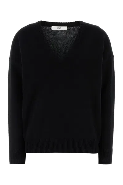 CO CO BLACK CASHMERE SWEATER