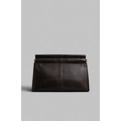 Co Medium Leather Clutch In Brown
