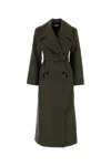 Co Melange Sage Green Wool At In Brown