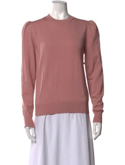 Pre-owned Co Merino Wool Crew Neck Sweater W/ Tags In Pink