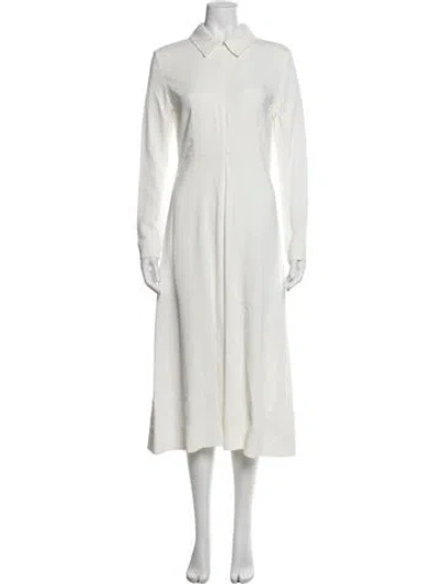 Pre-owned Co Midi Length Dress W/ Tags In White