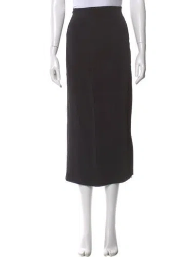 Pre-owned Co Midi Length Skirt In Gray