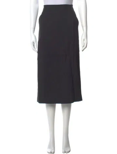 Pre-owned Co Midi Length Skirt W/ Tags In Gray