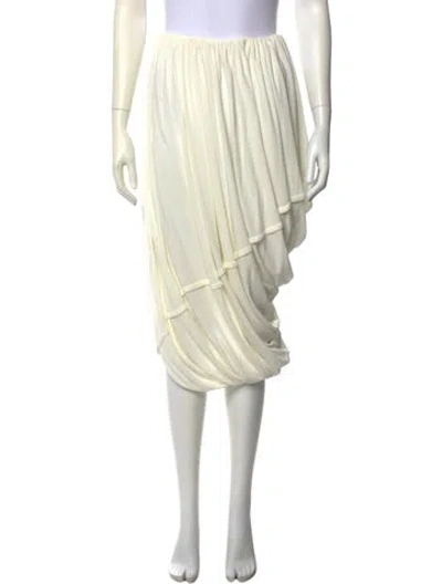 Pre-owned Co Midi Length Skirt W/ Tags In Neutral