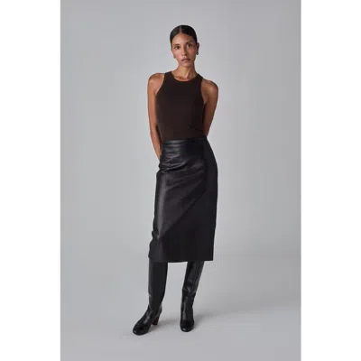 Co Midi Pencil Skirt In Black