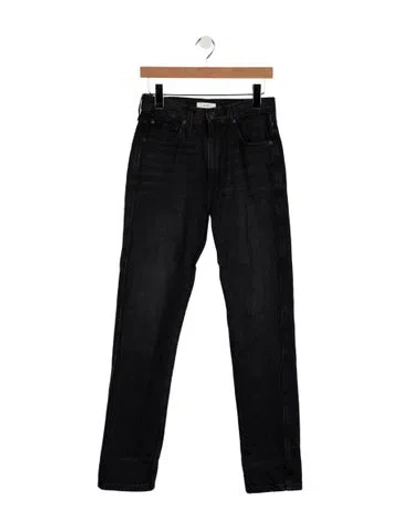 Pre-owned Co Mid-rise Straight Leg Jeans In Blue