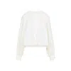 Co Drawstring Gathered Blouse In White