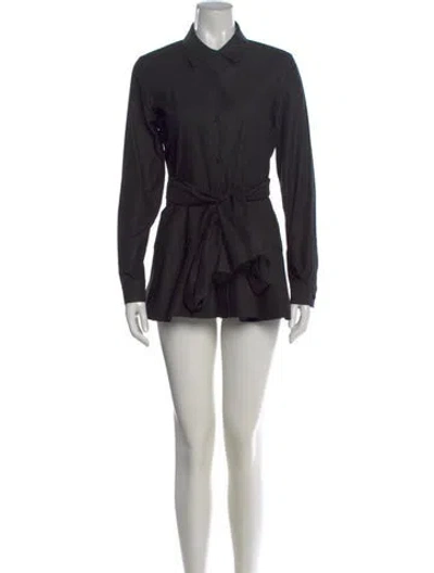 Pre-owned Co Mini Dress In Black