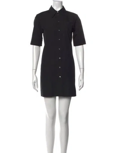 Pre-owned Co Mini Dress In Black