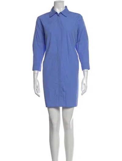 Pre-owned Co Mini Dress In Blue
