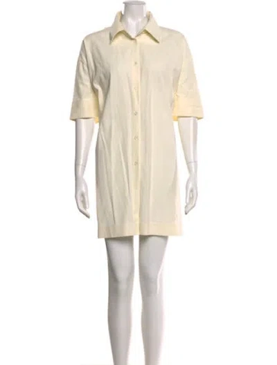 Pre-owned Co Mini Dress In Neutral