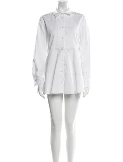 Pre-owned Co Mini Dress In White