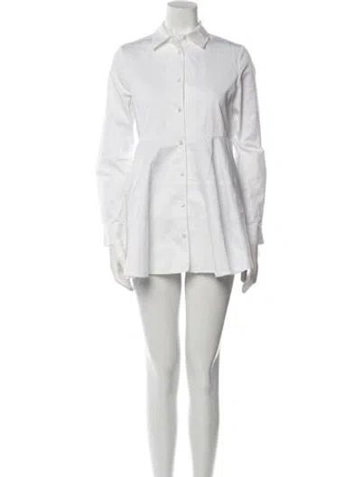 Pre-owned Co Mini Dress In White