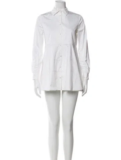 Pre-owned Co Mini Dress In White