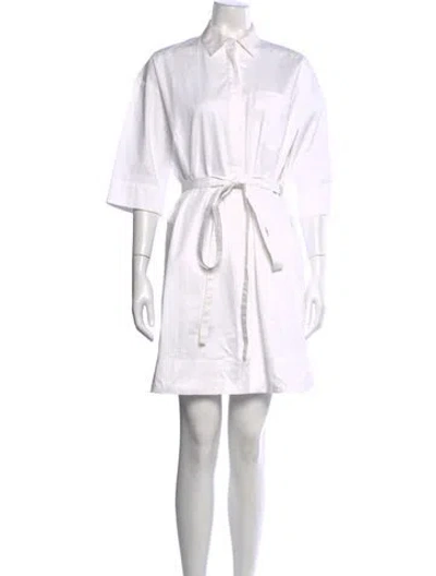Pre-owned Co Mini Dress In White
