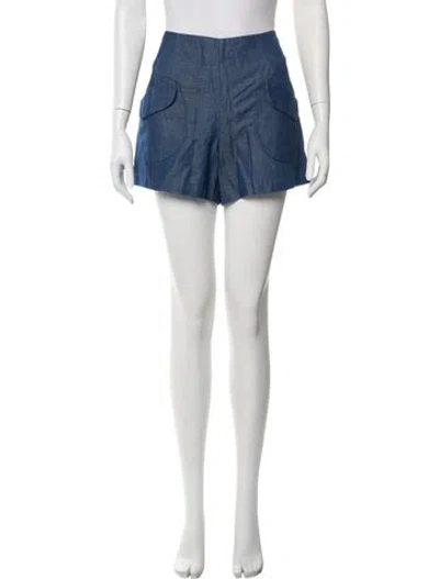 Pre-owned Co Mini Shorts In Blue
