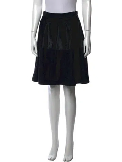 Pre-owned Co Mini Skirt In Black