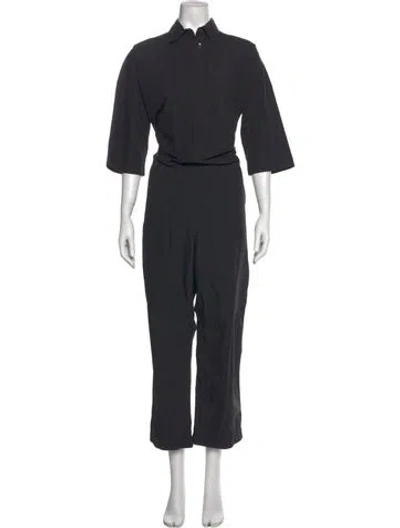 Pre-owned Co Mock Neck Jumpsuit In Black