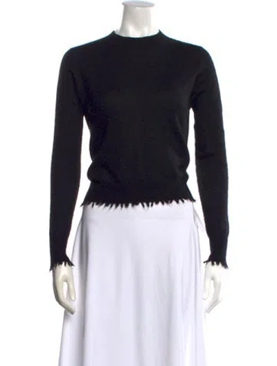 Pre-owned Co Mock Neck Sweater In Black