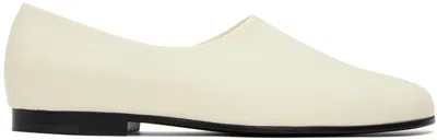 Co Off-white Glove Loafers In 110 Ivory