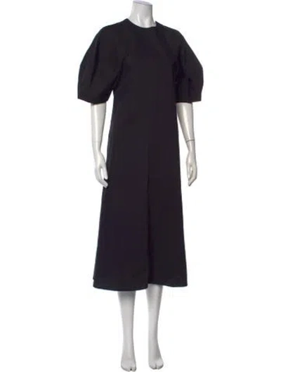 Pre-owned Co Off-the-shoulder Dress In Blue